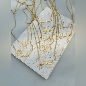•Tonya• Gold Name Necklace